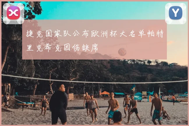 捷克国家队公布欧洲杯大名单帕特里克希克因伤缺席